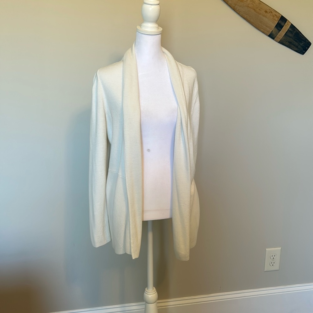 Talbots white sweater. Size xl